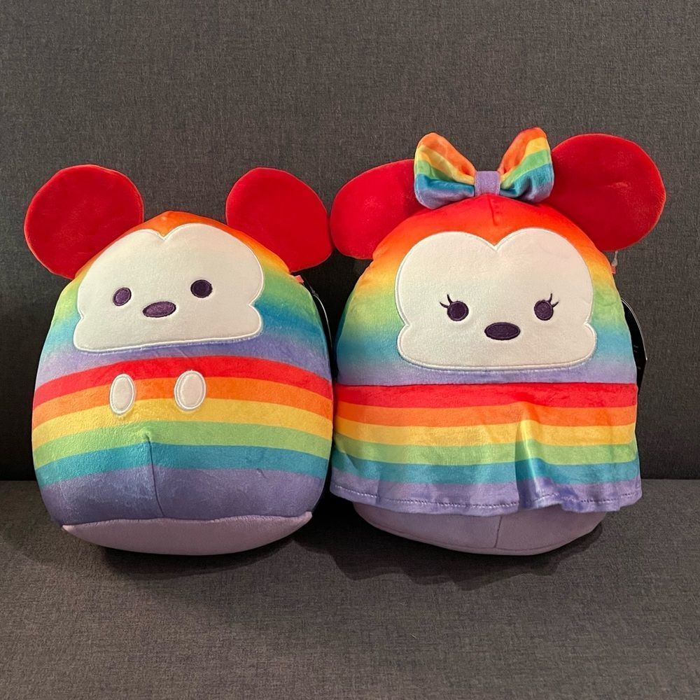 Disney Pride Squishmallow Collection Mickey & Minnie Mouse